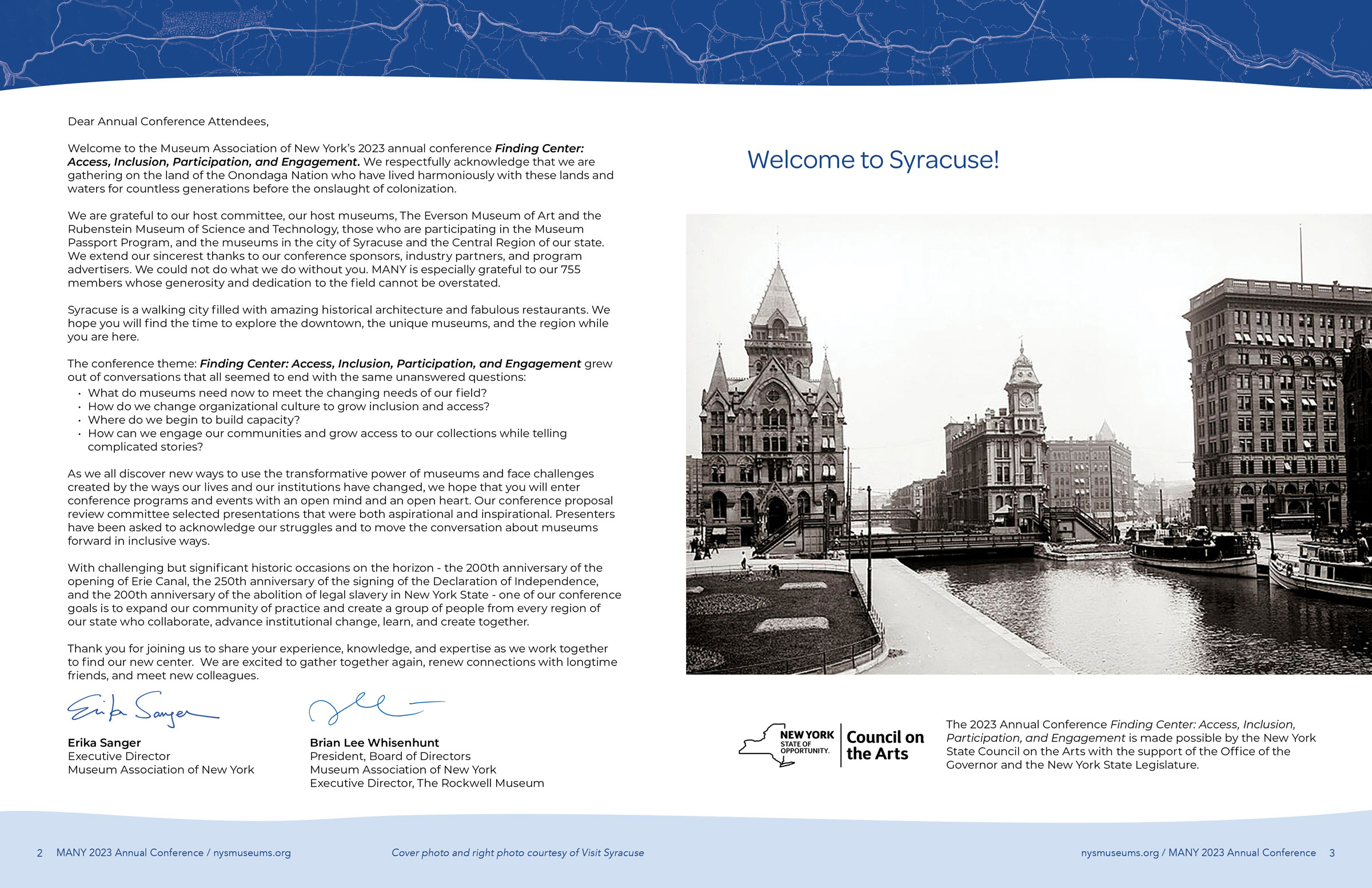 Museum Association of New York Conference program