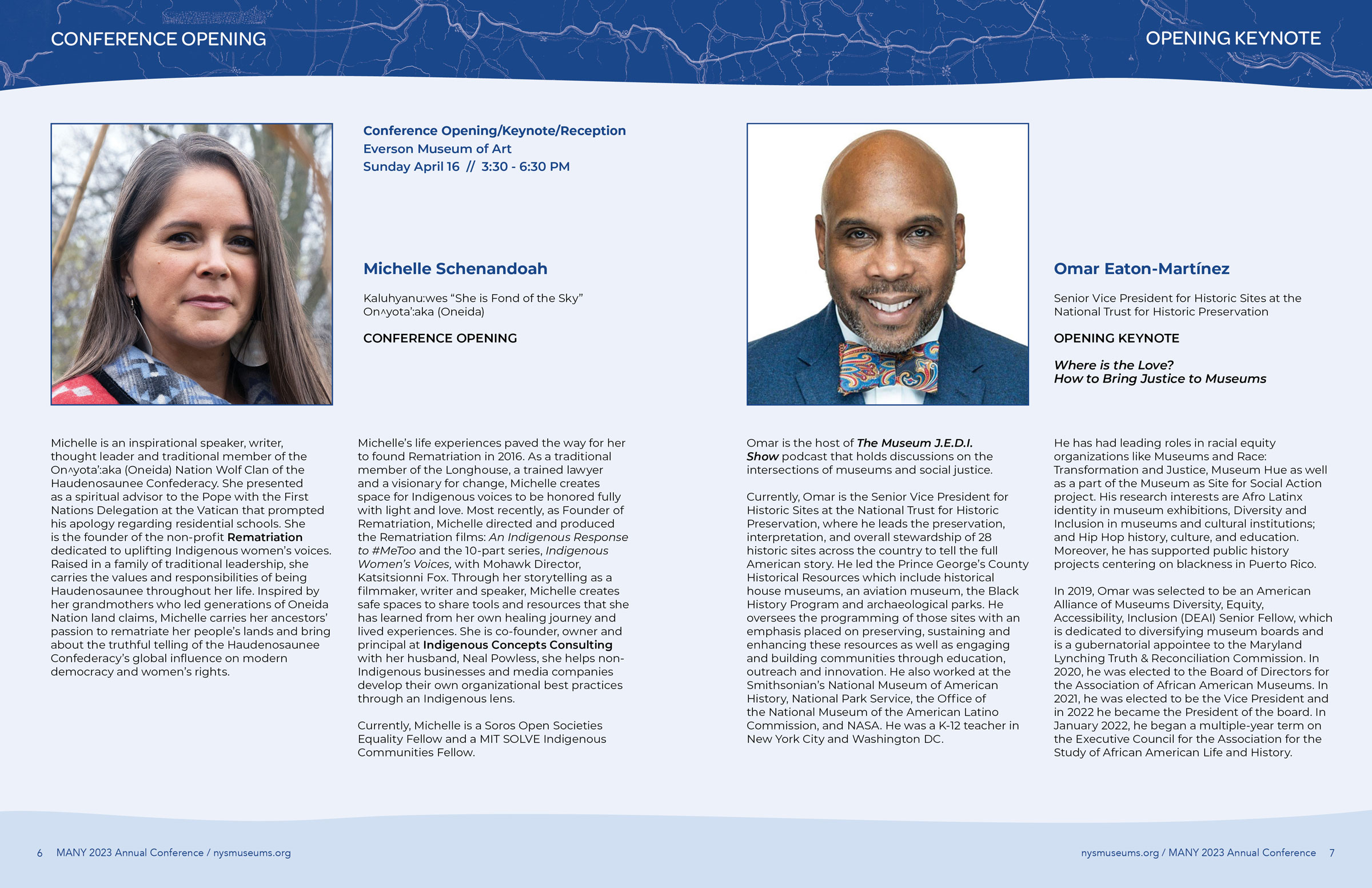 Museum Association of New York Conference program